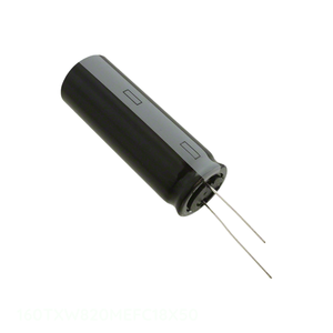Condensateur autorisé par le distributeur CAP ALUM 820UF 20% 160V RADIAL Through Hole 160TXW820MEFC18X50 820 uF - Product Image 1