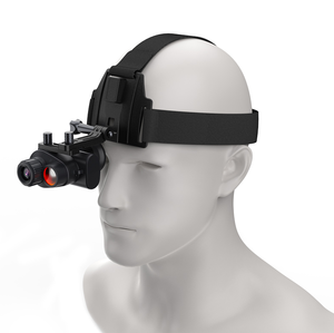 Lunettes numériques infrarouges 4K Monoculaire Obscurité 400 mètres Monté sur la tête Vision nocturne Mains libres Flip-up Grand écran Monoculaire - Product Image 1