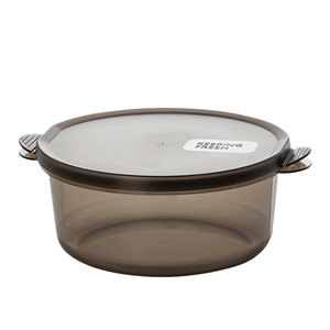 Food Grade Round Storage Container With Lid <b>Microwave</b> Safe Refrigerator Use 3 Sizes Available - Product Image 5
