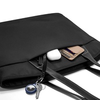 Sac fourre-tout en nylon personnalisé, résistant à l'eau, spacieux, pour ordinateur portable, avec pochette pour bagage, logo personnalisé, multi-usages, pour les voyages quotidiens
