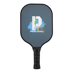 Dongguan खेल के सामान Pickleball चप्पू Highquality स्वनिर्धारित लोगो Aramid कार्बन फाइबर Pickleball चप्पू रैकेट