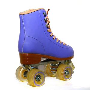 Châssis en PVC PP supérieur à 4 roues réglables en gros Roues en PU EN13899 Certifié Clignotant Chaussures de patinage à roulettes pour femmes adultes - Product Image 4