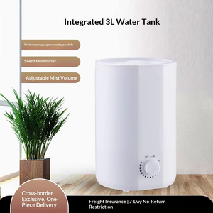 Humidificateur <span class=keywords><strong>d</strong></span>'<span class=keywords><strong>air</strong></span> grande capacité 2L, remplissage par le haut, brume ultrasonique, réglage de la brume par bouton rotatif, silencieux 35dB pour la maison et la chambre - Product Image 2