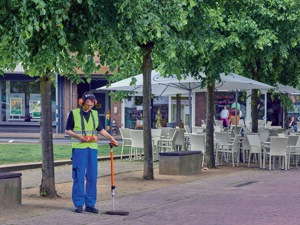 Détecteur acoustique de fuites d'eau SEWERIN AC200 pour canalisations, testeur d'écoute des fuites d'eau souterraines, inspection des réseaux d'eau municipaux - Product Image 2