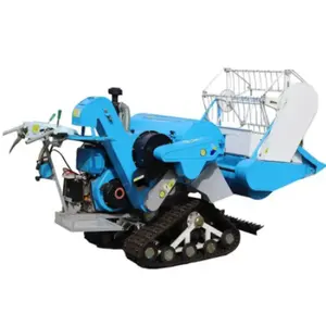 Large rice harvester multifunctional rice combine harvester electromechanical starter harvester