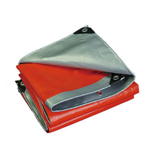 Ruigu Huizhong PE Tarpaulin 250g180g Orange Silver <b>Waterproof</b> <b>Sunscreen</b> Outdoor Cover - Product Image 1