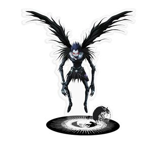 Figurines en acrylique OEM/ODM Personnage Ryuk <span class=keywords><strong>de</strong></span> Death Note, lot <span class=keywords><strong>de</strong></span> 4 ou 3 pièces avec base, logo, figurine <span class=keywords><strong>de</strong></span> collection anime pour bureau - Product Image 1