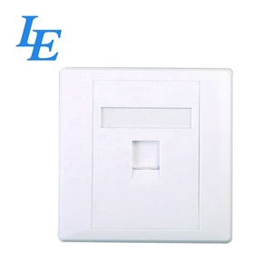Plaque frontale RJ45 de type 86*86 à prix d'usine, pièces de télécommunications - Product Image 3