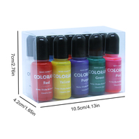 TIMESRUI Teinture liquide opaque multi-usages, non toxique, hautement concentrée, pour bougies, savons, caoutchouc de silicone, artisanat DIY