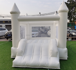 Piccolo bambino casa di rimbalzo della casa del Bonce per la festa commerciale gonfiabile in PVC bianco 1 pezzo <span class=keywords><strong>castello</strong></span> Unisex godere di scivolo Unisex 3 anni - Product Image 6