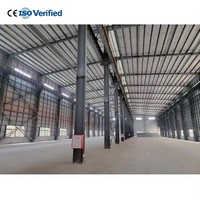 Composants préfabriqués modulaires en acier léger haute résistance, personnalisables, résistance au vent pour entrepôt et atelier en acier