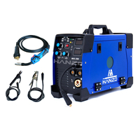 Máquina de solda de plástico portátil 5 em 1 co2 mma mag gás gasless igbt 200 amp soldadores mig soldador