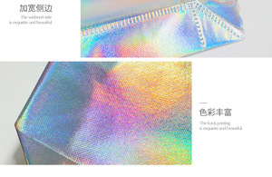 Sac non tissé laminé métallisé argent et or avec logo personnalisé, sac non tissé de haute qualité, sac non tissé pas cher - Product Image 5
