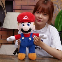 STOCK Promotion Jouets en peluche Anime Super Mario 27-60cm en coton PP, tissu super doux, animaux en peluche pour machine à griffes, stock en gros pour enfants