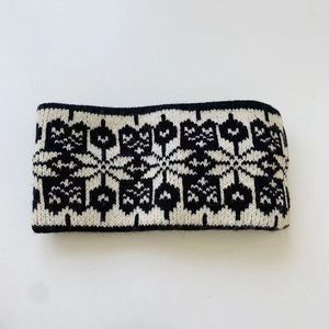 Bandeau de sport en tricot personnalisé, nouveau, automne-hiver, noir et <span class=keywords><strong>rouge</strong></span>, large, élastique, bandeaux pour <span class=keywords><strong>cheveux</strong></span>, accessoires pour le lavage du visage, pour femmes - Product Image 4