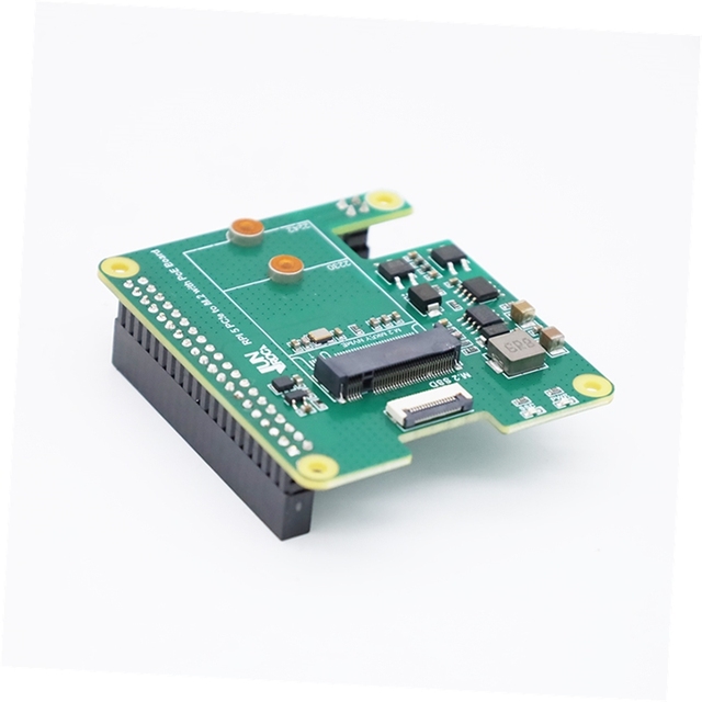 Pi 5 PCIe M.2 NVMe SSD POE Power Ethernet Interface Expansion Board High-quality Electronic Module Kit
