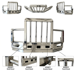 Pare-chocs avant robuste personnalisé pour camions Cascadia Volvo VNL Kenworth Peterbilt <span class=keywords><strong>Mack</strong></span> – Qualité OEM - Product Image 1