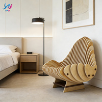 Fauteuil de loisirs moderne en bois, mobilier confortable pour la maison, chambre, salle à manger, salon, bureau, villa