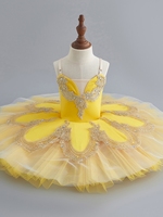 Robe de danse de ballet professionnelle pour enfants Agence de performance de groupe Costume de performance du lac des cygnes