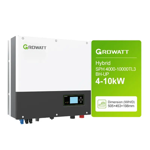 Growatt ไฮบริดอินเวอร์เตอร์ <span class=keywords><strong>SPH</strong></span> 10000 TL3 48VDC 230V/400V 10KW อินเวอร์เตอร์ไฮบริดสามเฟสพร้อม WIFI - Product Image 1