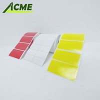 Rouleau d'étiquettes autocollantes personnalisées, papier thermique, étiquettes de code-barres