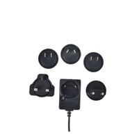 Adaptateur secteur mural 12VDC 1A avec prise EU, entrée AC 100-240V, certifié GS CE ROHS, multi-standards, matériau PC pour ordinateur portable
