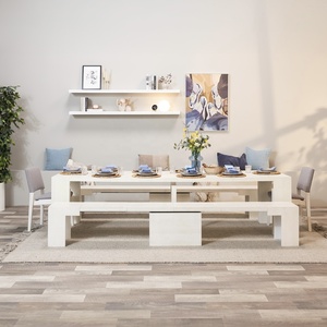 Tavolo Trasformabile Factory First, Tavolo da Pranzo Allungabile, 47.2(78.7) X31.5 Pollici, Rovere Rustico, VINCITORE DEL PREMIO GPD PER MOBILI 2023 - Product Image 1