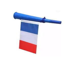 Mini trompettes en plastique personnalisées avec logo imprimé, cornes Vuvuzela pour outils de cheering avec votre logo ou votre drapeau - Product Image 4