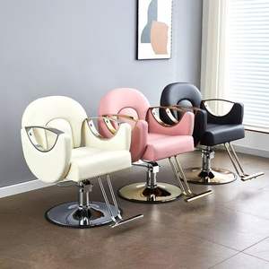 Sillón de Barbería de Lujo Ligero, Silla de Peluquería Giratoria con Elevación, Especial para Salón de Belleza - Product Image 5