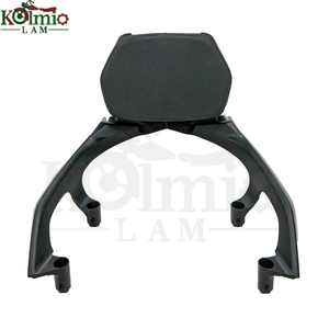 KOLMIO-LAM Compatible avec YAMAHA <span class=keywords><strong>TMAX</strong></span> 530 560 <span class=keywords><strong>Tmax</strong></span> DX SX 17-21 Kit de support de fixation de porte-bagages arrière modifié pour <span class=keywords><strong>moto</strong></span> avec coussin de dossier - Product Image 1