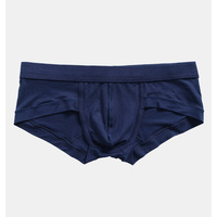 Caleçons Boxers Homme Sexy en Fibre Modale Élastique Douce, Couleur Unie, Respirants, Grande Poche, Personnalisables pour Adultes, Imprimés