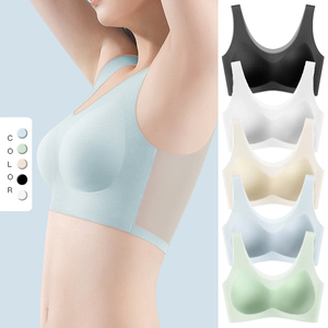 Phong Cách Mới Băng Lụa Traceless Không Dây Hàng Ngày In Áo Ngực Trọng Lượng Nhẹ Thoải Mái Thoáng Khí Đẩy Áo Ngực Liền Mạch Cho Phụ Nữ - Product Image 2