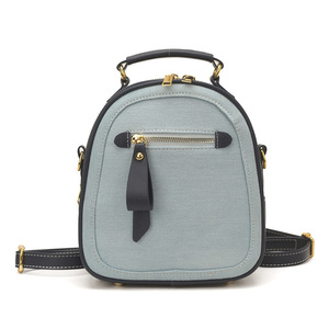 Bolso de mano para mujer, bolso de moda con empalme de colores en contraste, mochila ligera informal y sencilla de estilo coreano, bolso de mano texturizado de <span class=keywords><strong>alta</strong></span> <span class=keywords><strong>gama</strong></span> para mujer - Product Image 2