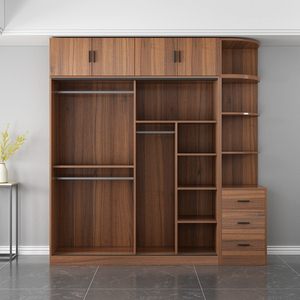<span class=keywords><strong>Armoire</strong></span> à portes coulissantes Maison Chambre à coucher Salle de location Économique et simple Petite <span class=keywords><strong>armoire</strong></span> <span class=keywords><strong>Armoire</strong></span> pour enfants en bois robuste et durable - Product Image 4