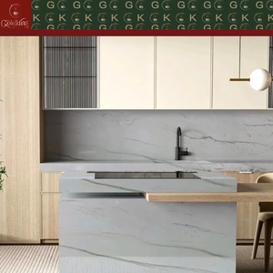 Losas de Cuarcita Natural <span class=keywords><strong>MontBlanc</strong></span> GOLDKING para Piso de Sala de Estar, Isla de Cocina, Pared de Ducha, Bañera, Decoración de Interiores - Product Image 3
