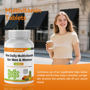 OEM-Multi vitamin tabletten mit Vitaminen A, C, D, E, K2, B1, B2, B6 und B12, Nahrungs ergänzungs mittel zur Steigerung des Stoffwechsels. - Product Image 4