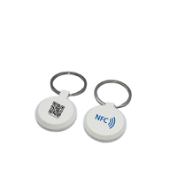 Llavero inteligente NFC Pet ID Dog Tag con función antipérdida 13,56 MHz Fácil información de contacto del propietario para la identificación de mascotas