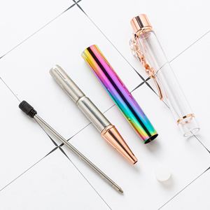 DIY <b>Empty</b> Tube Metal Ballpoint Pen Manufacturer New Creative Four-Leaf Clover Custom Logo Office Stationery Manufacturer - Product Image 5