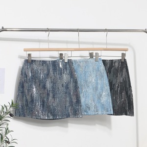 <span class=keywords><strong>Jupe</strong></span> mini taille haute pour femme <span class=keywords><strong>en</strong></span> gros, nouvelle <span class=keywords><strong>jupe</strong></span> décontractée unie polyvalente, <span class=keywords><strong>jupe</strong></span> <span class=keywords><strong>en</strong></span> <span class=keywords><strong>jean</strong></span> ultra <span class=keywords><strong>courte</strong></span> style Spicy Girl - Product Image 2