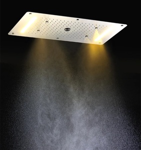 Led shower head giấu đa chức năng water cột DẪN vàng đèn tắm hình chữ nhật đầu DẪN - Product Image 3