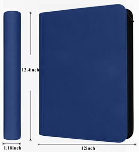 Ultra 12-Card Zipper Binder Ringles Trading Baseball Pokemon Yu Gi Oh Collections Made Durable Pro PU Available <strong>GameStop</strong> - Product Image 4