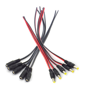 5.5x2.1mm 12V 5A DC alimentation mâle femelle bricolage Extension de câble 20 AWG <span class=keywords><strong>Jack</strong></span> cordon DC connecteur 0.5M - Product Image 3
