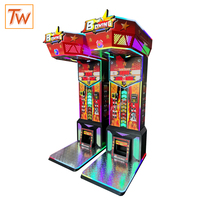 Máquina de Boxeo Electrónica TOPWAY, Máquina de Juego Arcade con Pantalla de Puntuación Alta para Centros Comerciales y Cines
