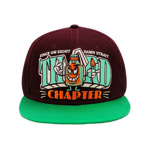 หมวกเบสบอลแบบ snapback ดีไซน์ใหม่สไตล์วินเทจ ลายทรอปิคอล ปักโลโก้ 3 มิติ แบบกำหนดเองได้ - Product Image 4
