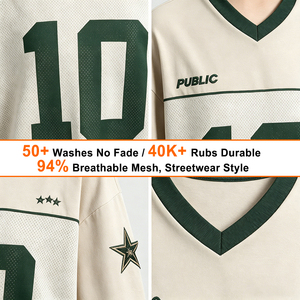เสื้อยืดแขนยาวสไตล์วินเทจลายปะติดปะต่อสำหรับผู้ชาย ผ้าคอตตอนหนา 280GSM ปักลายเรียบๆ ทรงบ็อกซี่ รับสกรีนโลโก้ เสื้อยืดเปล่าสไตล์สตรีทแวร์ - Product Image 2