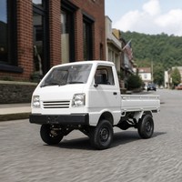Voiture RC de loisir 4x4 Mini Pick-up Télécommandée 2.4GHz Blanche ABS+Métal LED 1:10 pour l'escalade, Prête à l'emploi avec chargeur, Idéal comme cadeau
