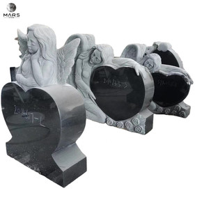 Pierres à tête d'ange <span class=keywords><strong>en</strong></span> marbre blanc, <span class=keywords><strong>pierre</strong></span> naturelle, sur mesure - Product Image 4