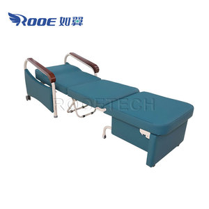 BHC001K hastane tıbbi refakatçi sandalye hasta görevlisi katlanır hemşirelik sandalye Cum yatak - Product Image 4