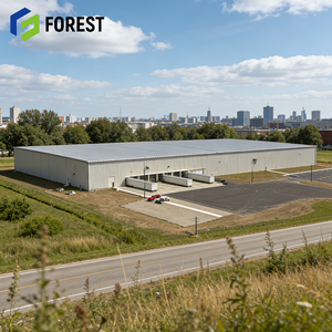 Taller de estructura ligera de acero para correas de acero en el mezzanine de la instalación de hardware de construcción prefabricada (PEB) para comercio electrónico en Ontario - Product Image 1
