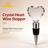 Verre à vin personnalisé en cristal en forme de cœur pour les amateurs de vin, thème musical, anniversaire, mariage, cadeau de fête, bouchon de bouteille
